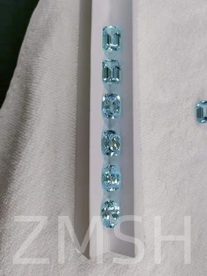 Bleu ciel artificiel Saphir rangée Crystal Gem Bleu clair Pour la décoration bijoux