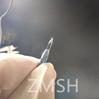 Lames de saphir à échelle de Mohs pour applications chirurgicales 0,20 mm d'épaisseur Variété de formes