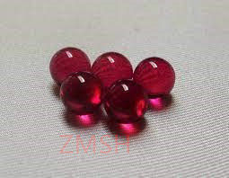 Boules de rubis de saphir de petit diamètre pour les alvéoles, les pompes et les montres