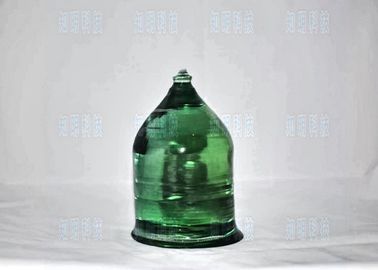 Simple artificiel vert de cristal de saphir de laser pour la taille adaptée aux besoins du client de verre de montre