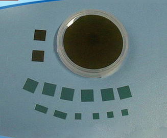 Puces 4H-N sic en cristal adaptées aux besoins du client de la gaufrette 10x10x0.5mm de carbure de silicium de taille