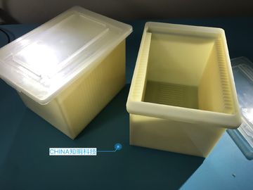 boîte de transporteur de gaufrette de 2inch 3inch 4inch pp pour les substrats carrés de gaufrette