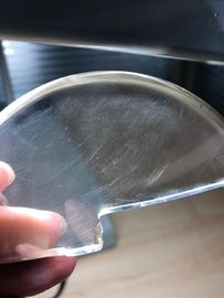 De silicium de carbure de gaufrette de grande pureté de silicium de carbure lentille transparente sans couleur de gaufrettes sic