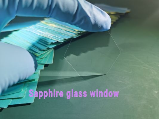 Résistance de Sapphire Optical Window Wafer Chemical d'épaisseur du polygone 100um