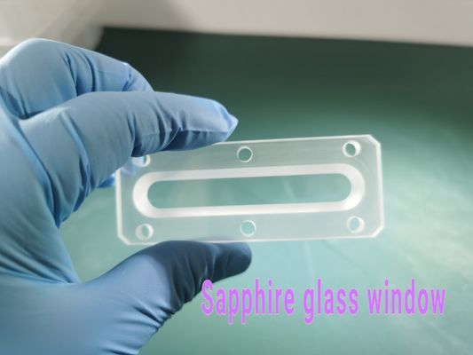 Observation Sapphire Glass Window d'équipement avec le trou d'étape