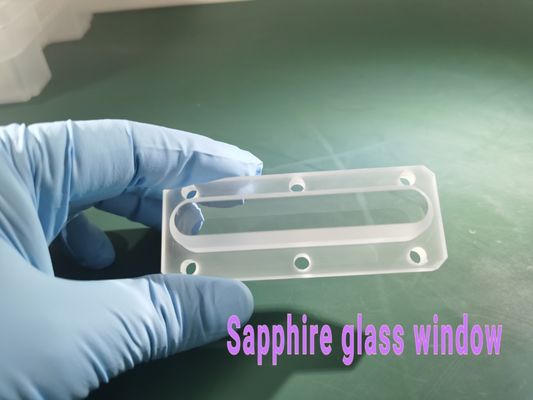 Observation Sapphire Glass Window d'équipement avec le trou d'étape
