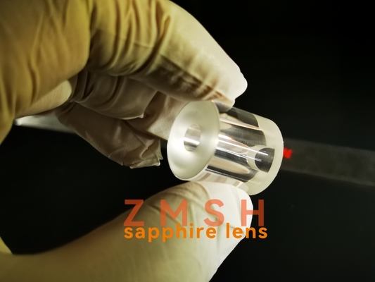 Al2O3 monocristallin Sapphire Glass Tube Transparent Polished