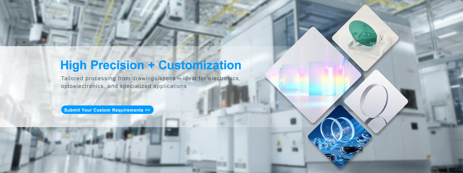 Qualité substrat de saphir usine