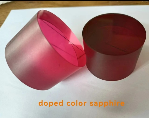 Fe de Ruby Doped Sapphire Crystal Materials/Ti/Cr colorés