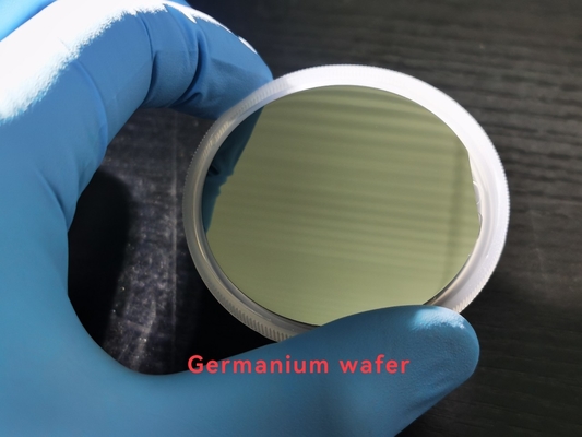 Gaufrettes de GE de substrat de semi-conducteur de germanium de SSP pour la bande infrarouge 100/110 2 pouces