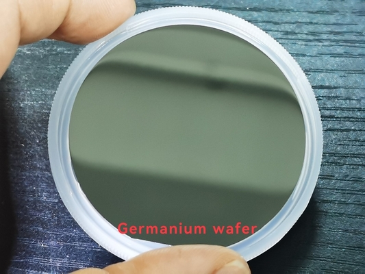 Gaufrettes de GE de substrat de semi-conducteur de germanium de SSP pour la bande infrarouge 100/110 2 pouces