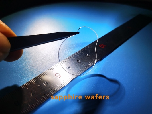 Sapphire Optical Windows Glass synthétique monocristalline DSP a adapté aux besoins du client
