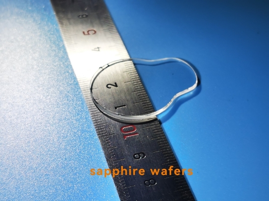 Sapphire Optical Windows Glass synthétique monocristalline DSP a adapté aux besoins du client