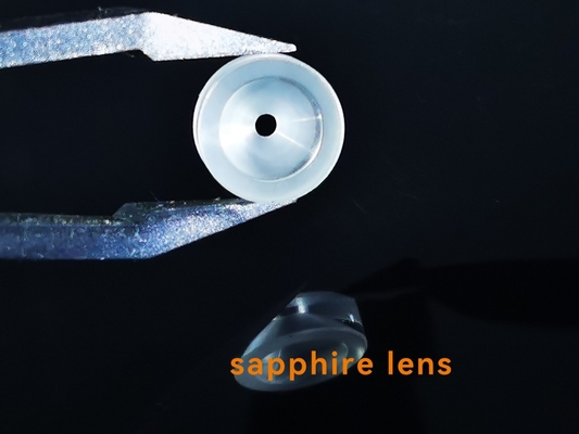 Monocristal poli/non poli en forme d'hélice de Sapphire Lens Glasses Al 2O3