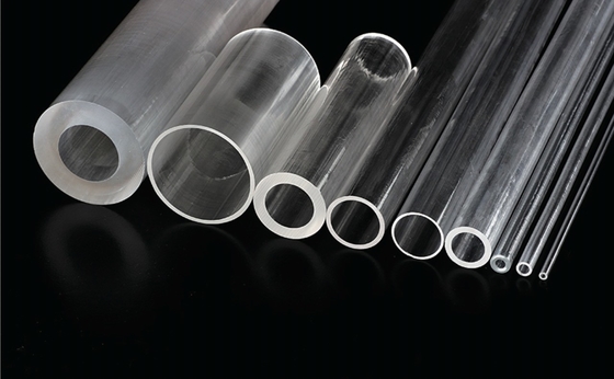 Tube/Rod High Temperature polis optiques de Sapphire Glass Tube Cylinder Lens