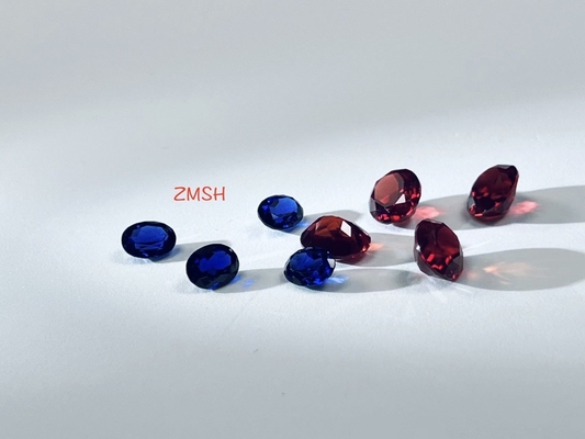 Gem Stone Ruby Sapphire Gems synthétique bleu royal