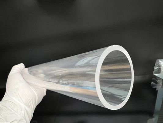 Dureté élevée Tubo saphir anti rayures Forme du tube Transparent haute dureté