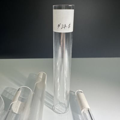 99.995% Al2O3 Tubes de saphir transparentes à haute tolérance de translucide