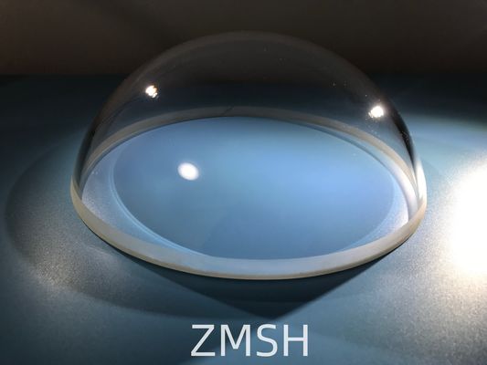 Dome Sapphire Fenêtres optiques Résistance chimique Haute conductivité thermique Épaisseur 1 mm 2 mm