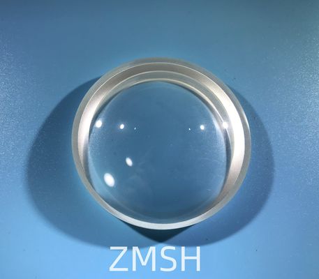 Dôme de saphir monocristallin Al2O3 Résistance aux UV à l'impact Hémisphère de saphir