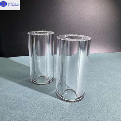 Méthode KY pour le tube de saphir transparent poli Taille personnalisée Haute dureté Haute résistance à l'usure