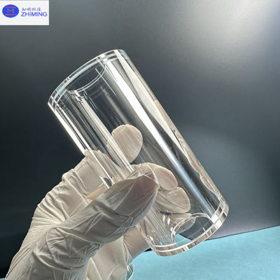 Méthode KY pour le tube de saphir transparent poli Taille personnalisée Haute dureté Haute résistance à l'usure