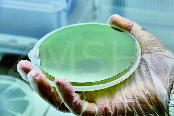 Wafer SiC 4H N de type 8 pouces de qualité de production de qualité factice personnalisé Wafer au carbure de silicium poli à double face