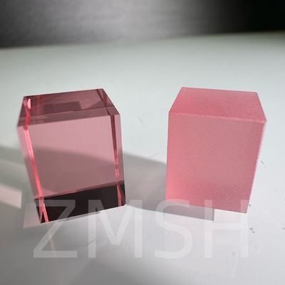 Cultivation artificielle couleur dopée saphir AL2O3 méthode CZ personnalisée Rubis bleu Padparadscha
