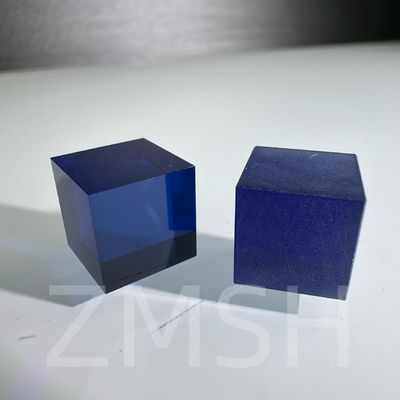 Cultivation artificielle couleur dopée saphir AL2O3 méthode CZ personnalisée Rubis bleu Padparadscha