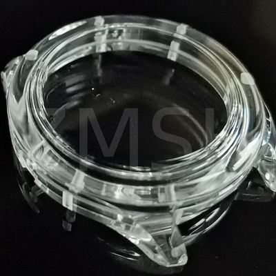 Cultivation artificielle couleur dopée saphir AL2O3 Casque de montre bleu rubis transparent