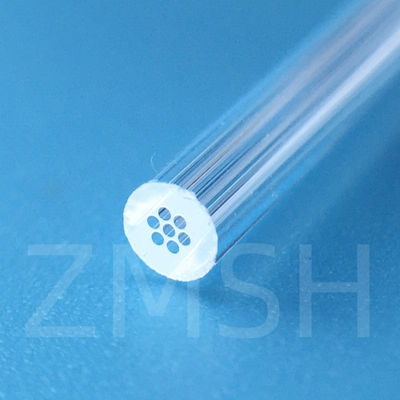 Tuyaux de quartz optiques fusionnés SiO2 verre cristallin personnalisé Transparent Les deux extrémités ouvertes Une extrémité fermée