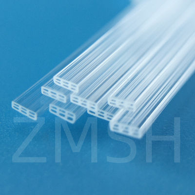 Tuyaux de quartz optiques fusionnés SiO2 verre cristallin personnalisé Transparent Les deux extrémités ouvertes Une extrémité fermée