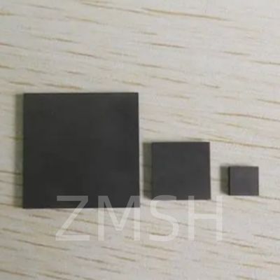 5×5 mm 10×10 mm Wafer SiC de type 4H-P 6H-P 3C-N de qualité de production de qualité de recherche de qualité de mannequin