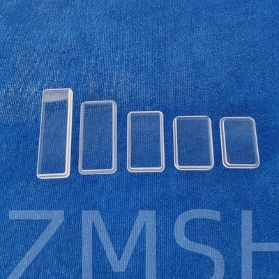 Sapphire vitres optiques AL2O3 ronde rectangulaire polissage AR revêtement personnalisation
