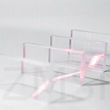 Sapphire vitres optiques AL2O3 ronde rectangulaire polissage AR revêtement personnalisation