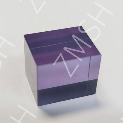 Cultivation artificielle couleur dopée saphir AL2O3 méthode personnalisée CZ violet
