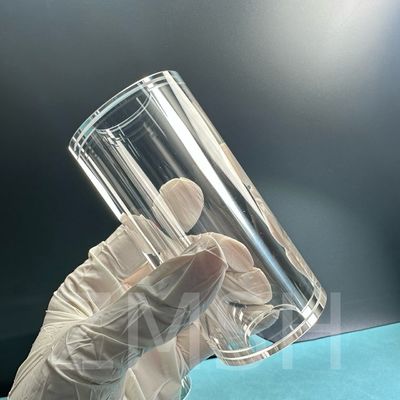 Tubes de saphir 99,999% AL2O3 Polissée haute dureté source d'ions personnalisation EFG KY