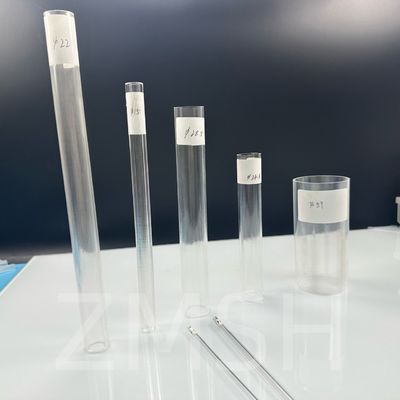 Tubes de saphir 99,999% AL2O3 Polissée haute dureté source d'ions personnalisation EFG KY