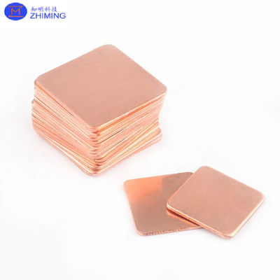 Substrate de cuivre Wafer Cube de cuivre / Substrate 100 110 111 Orientaiton SSP DSP Pureté 99,99%