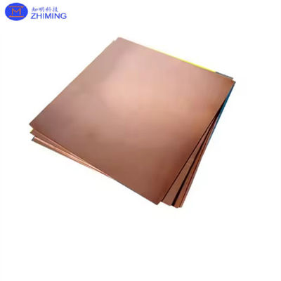 Substrate de cuivre Wafer Cube de cuivre / Substrate 100 110 111 Orientaiton SSP DSP Pureté 99,99%