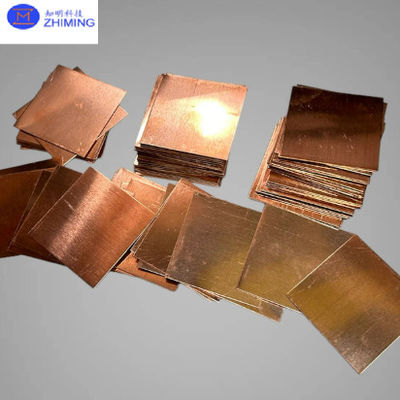 Substrate de cuivre Wafer Cube de cuivre / Substrate 100 110 111 Orientaiton SSP DSP Pureté 99,99%
