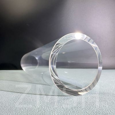 Tubes de saphir transparentes AL2O3 Haute dureté KY EFG Polissée