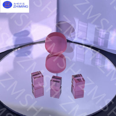 Saphir rose pierre précieuse synthétique Sakura matière première rose pour la fabrication de bijoux Dureté Mohs de 9