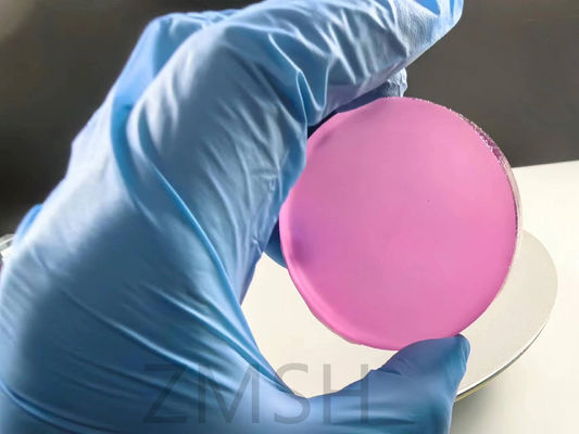 Saphir rose pierre précieuse synthétique Sakura matière première rose pour la fabrication de bijoux Dureté Mohs de 9
