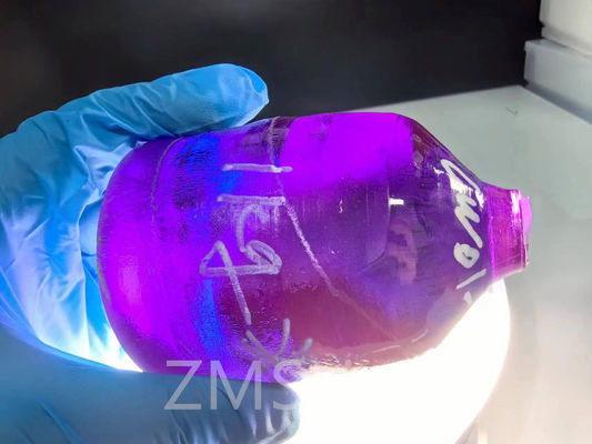 Saphir fabriqué en laboratoire pierre précieuse synthétique matières premières échelle de Mohs 9 pour bijoux fabriqués à haute transparence