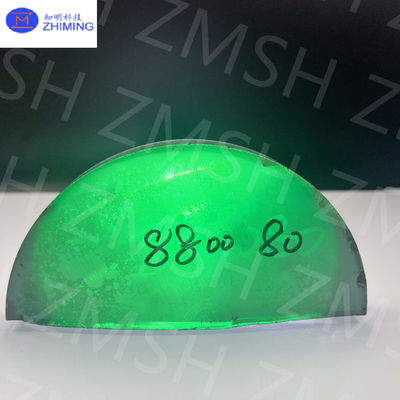 Moissanite vert émeraude SiC cristal unique dureté de Mohs 9,25 Moissanite matière première pour bijoux