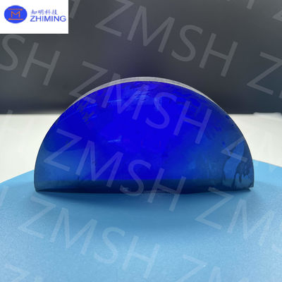 Royal Blue Moissanite Carbure de silicium monocristallin brut dans l'industrie de la joaillerie créé en laboratoire