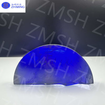 Royal Blue Moissanite Carbure de silicium monocristallin brut dans l'industrie de la joaillerie créé en laboratoire