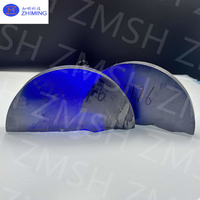 Royal Blue Moissanite Carbure de silicium monocristallin brut dans l'industrie de la joaillerie créé en laboratoire