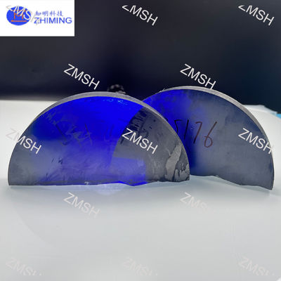 Moissanite pierre précieuse brute bleue royale synthétique SiC monocristallin Dureté de Mohs 9,25 Matières premières pour bijoux